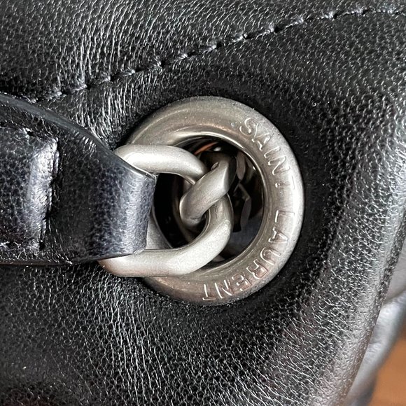 SAINT LAURENT | PUFFER Small Chain Bag in Quilted Lambskin - Picture 11 of 16